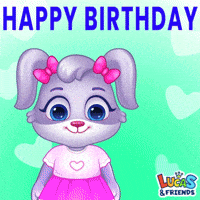 Happy Birthday GIF by Lucas and Friends by RV AppStudios