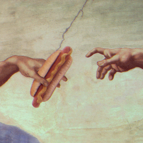 Reaching Hot Dog GIF by NonaRyder