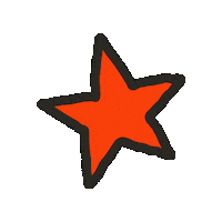 Red Star Sticker by Maeve Chocolate